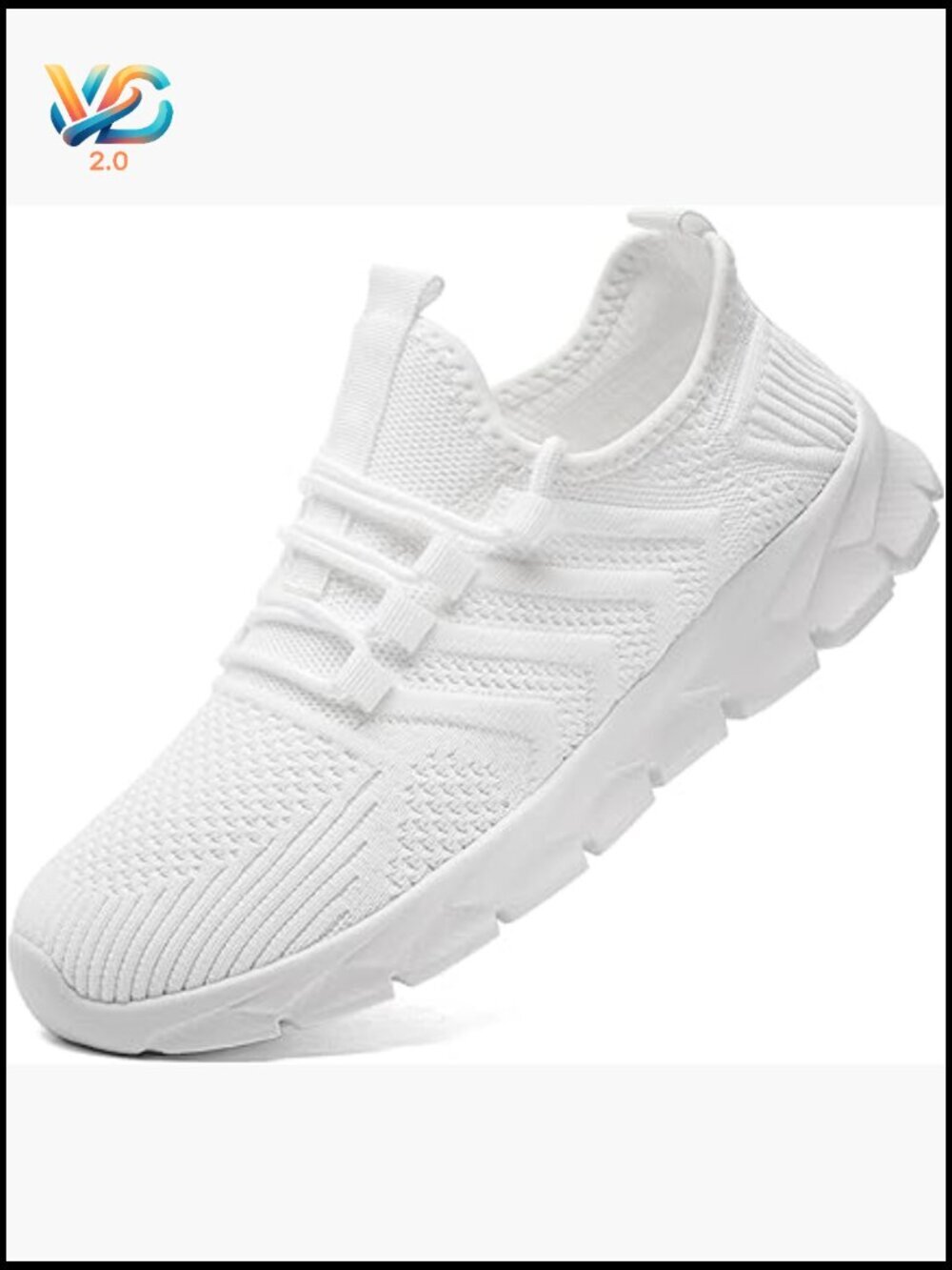 Slip-on Tennis Sneakers Lightweight Breathable Non-Slip Walking Running Gym